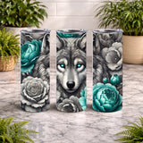 Wolf Floral 7 15 OZ Straight Wrap