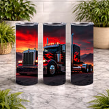 Flaming Truck 3 15 OZ Straight Wrap