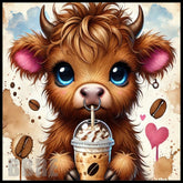 Cute Highland Cow 2 15 OZ Straight Wrap