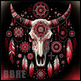 Tribal Skull 4 15 OZ Straight Wrap
