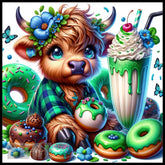 Cute Highland Cow 3 15 OZ Straight Wrap