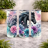 Floral Stallion 2 15 OZ Straight Wrap
