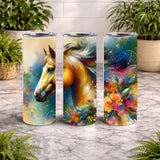 Colorful Horse 3 15 OZ Straight Wrap