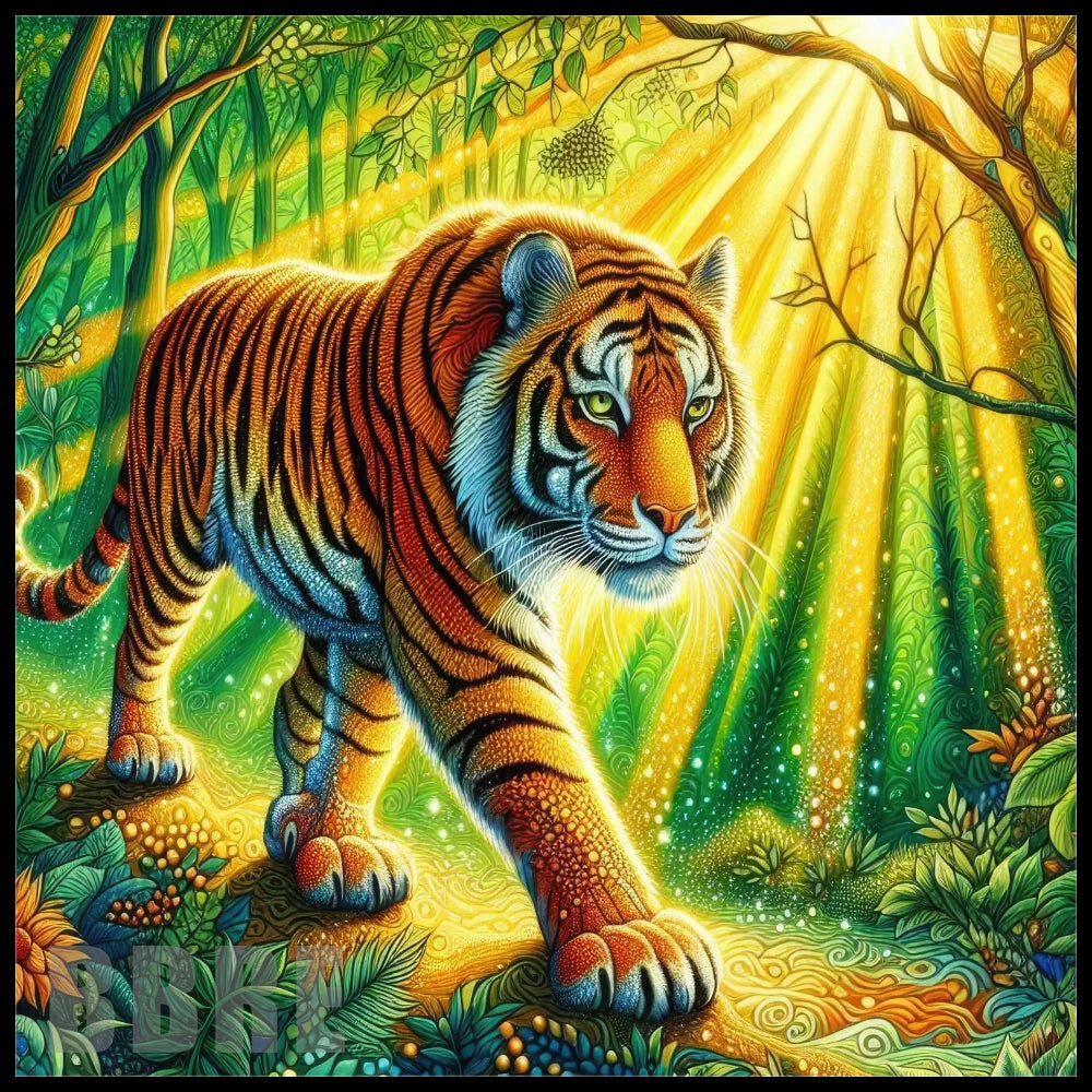 Vibrant Tiger 2 15 OZ Straight Wrap