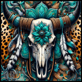 Floral Skull 11 15 OZ Straight Wrap