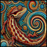 Colorful Lizard 15 OZ Straight Wrap