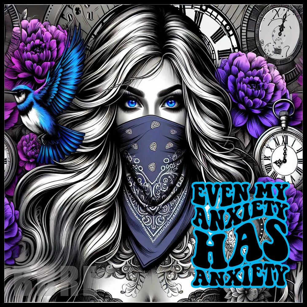 Anxiety Artwork 15 OZ Straight Wrap