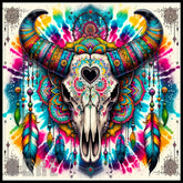 Colorful Skull 15 OZ Straight Wrap