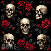 Skulls And Roses 15 OZ Straight Wrap