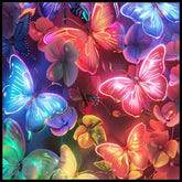 Colorful Butterflies 4 15 OZ Straight Wrap