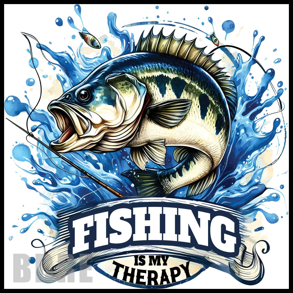 Fishing Therapy 2 15 OZ Straight Wrap