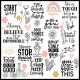 Inspiring Quotes 15 OZ Straight Wrap