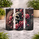 Skull Roses 6 15 OZ Straight Wrap