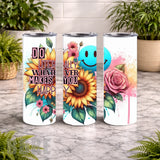 Happy Floral 15 OZ Straight Wrap