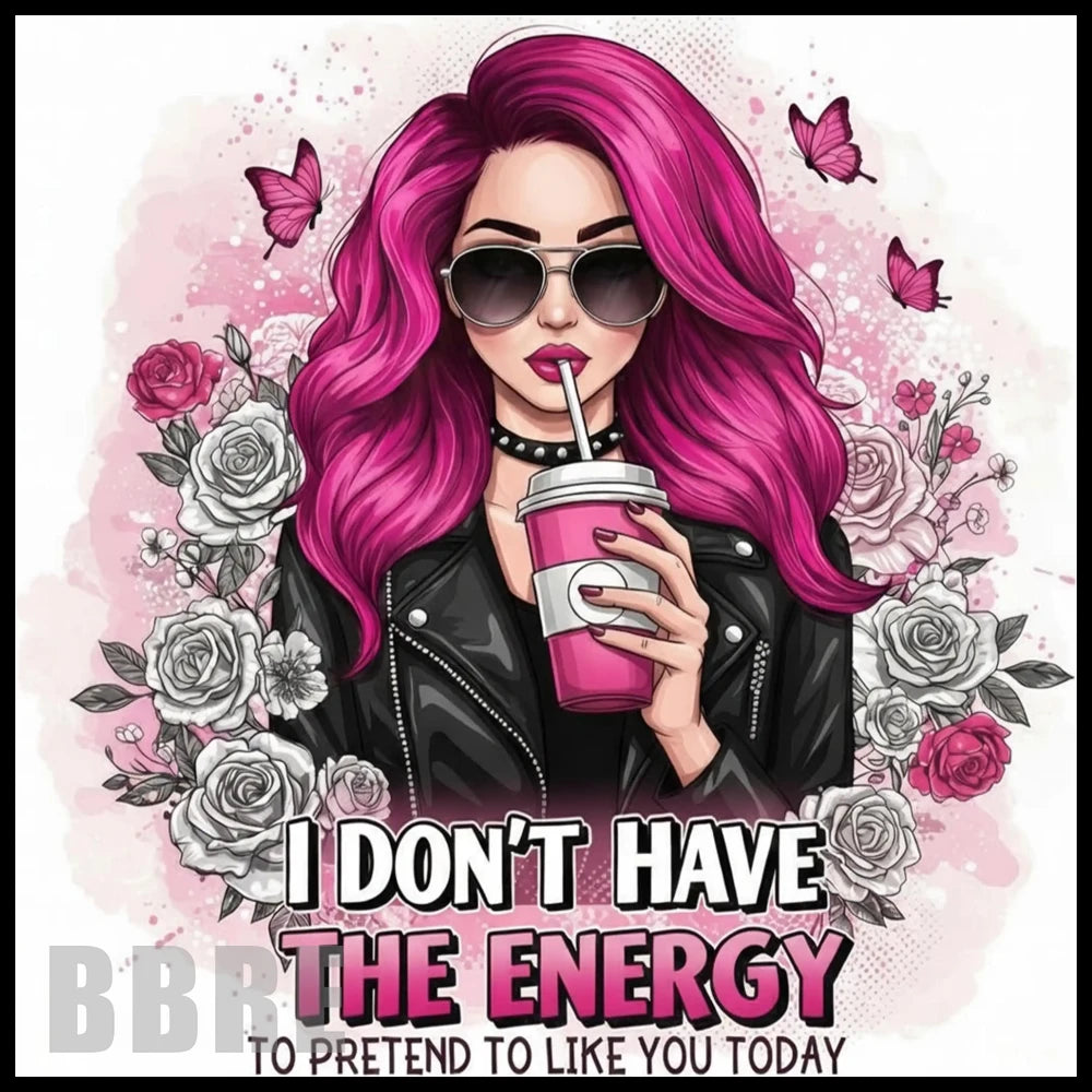 Pink Energy 15 OZ Straight Wrap
