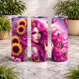 Floral Fantasy 7 15 OZ Straight Wrap