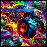 Monster Truck 3 15 OZ Straight Wrap