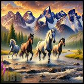 Majestic Horses 12 15 OZ Straight Wrap