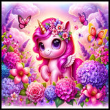Floral Unicorn 7 15 OZ Straight Wrap