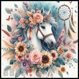 Floral Unicorn 3 15 OZ Straight Wrap