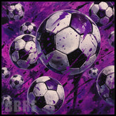 Purple Soccer 15 OZ Straight Wrap
