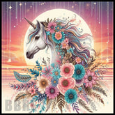 Floral Unicorn 4 15 OZ Straight Wrap
