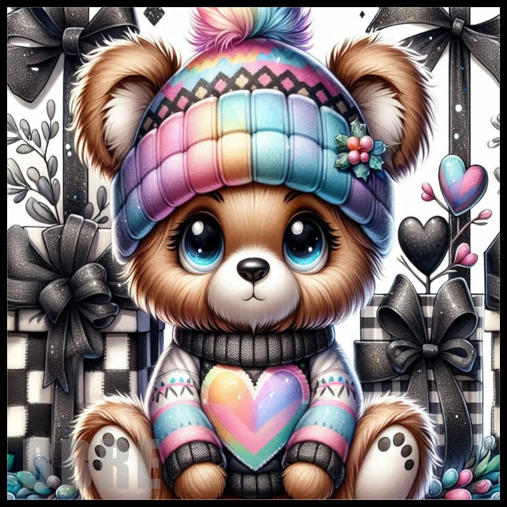 Cute Bear 15 OZ Straight Wrap