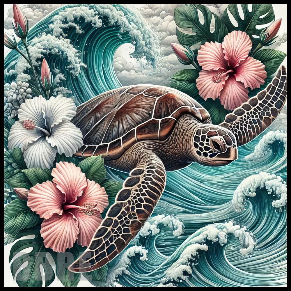 Tropical Turtle 17 15 OZ Straight Wrap