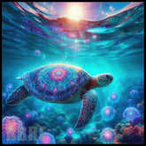 Colorful Turtle 20 15 OZ Straight Wrap
