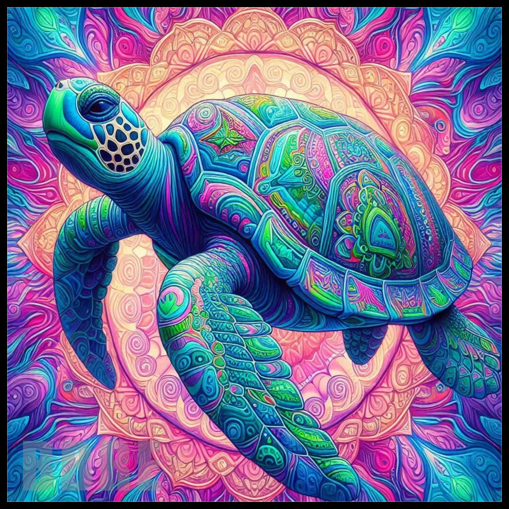 Colorful Turtle 21 15 OZ Straight Wrap