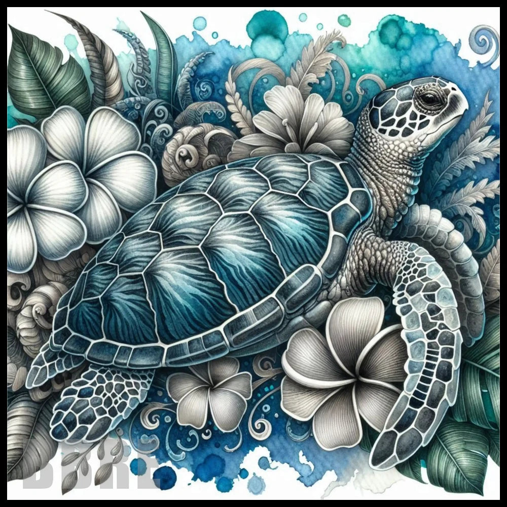 Turtle Paradise 2 15 OZ Straight Wrap