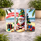 Santa Beach 15 OZ Straight Wrap