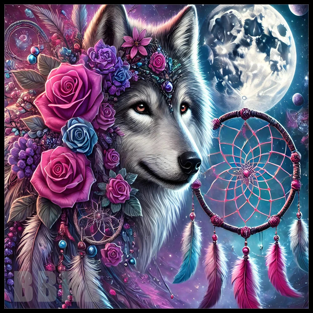 Wolf Dreamcatcher 15 15 OZ Straight Wrap