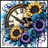 Floral Skull 33 15 OZ Straight Wrap