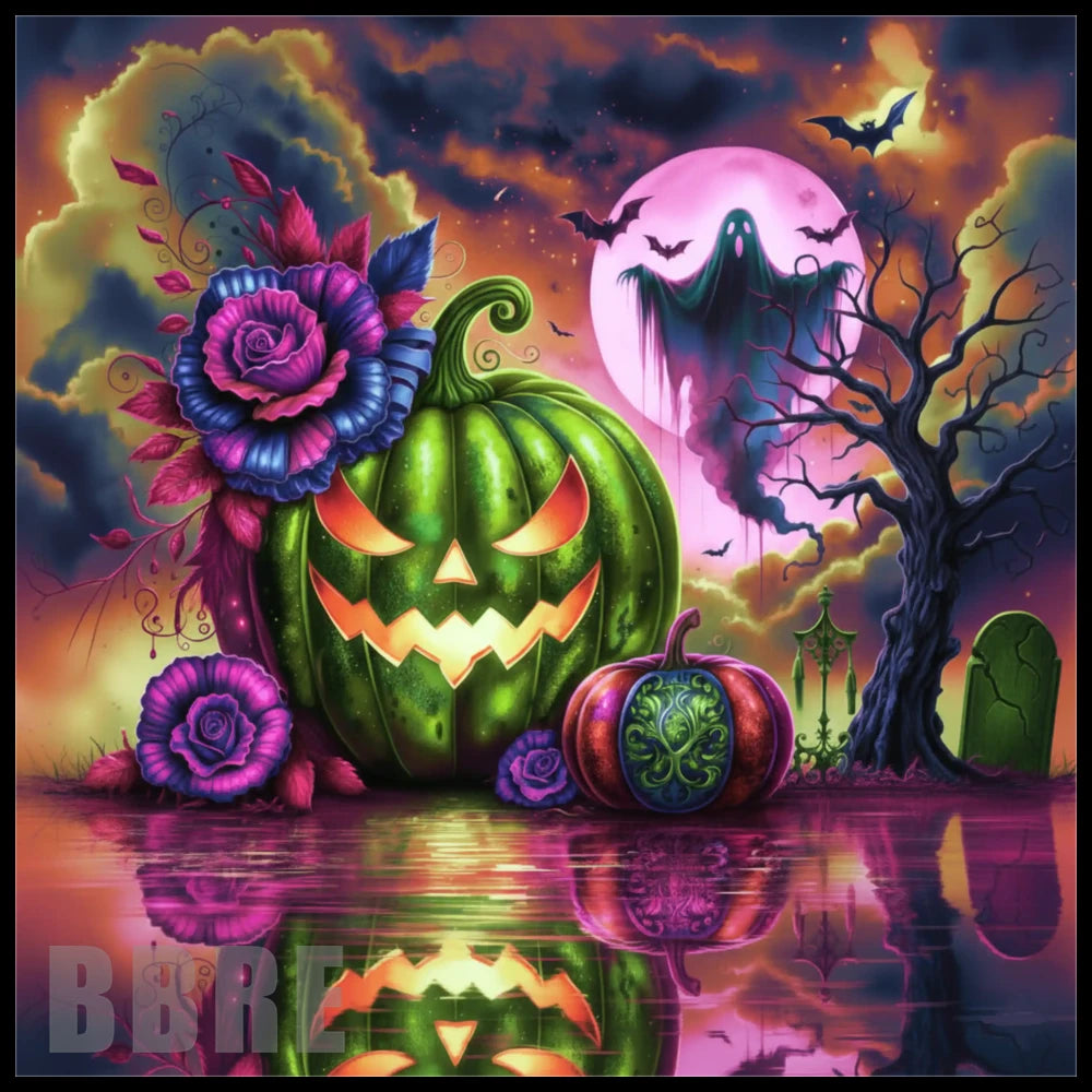 Halloween Pumpkin 15 OZ Straight Wrap