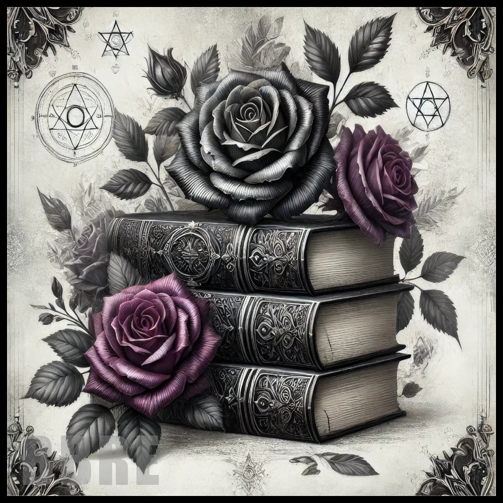 Gothic Roses 15 OZ Straight Wrap