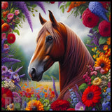 Floral Horse 20 15 OZ Straight Wrap