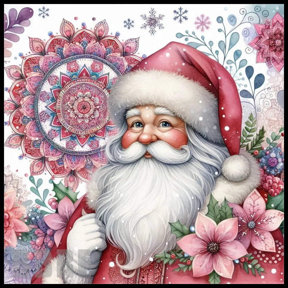 Santa Claus 15 OZ Straight Wrap