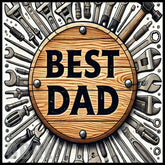Best Dad 8 15 OZ Straight Wrap