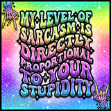 Sarcastic Skeleton 15 OZ Straight Wrap