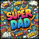 Super Dad 15 OZ Straight Wrap