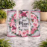 Floral Butterfly 11 15 OZ Straight Wrap