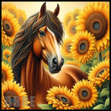 Sunflower Horse 3 15 OZ Straight Wrap