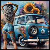 Floral Vw 15 OZ Straight Wrap