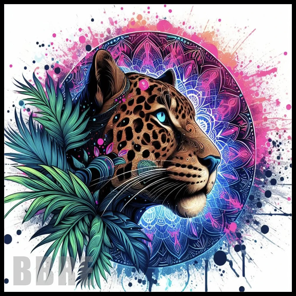 Leopard Majesty 15 OZ Straight Wrap