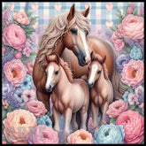 Floral Horses 15 OZ Straight Wrap