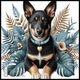 Floral Pup 5 15 OZ Straight Wrap