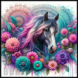 Floral Horse 22 15 OZ Straight Wrap
