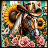 Sunflower Horse 7 15 OZ Straight Wrap