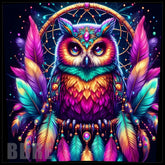 Colorful Owl 2 15 OZ Straight Wrap